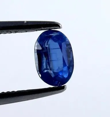 IGI Certified 0.45 ct. Blue Kyanite - MADAGASCAR