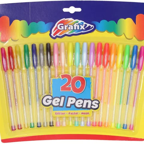Grafix 20 Gel Pens