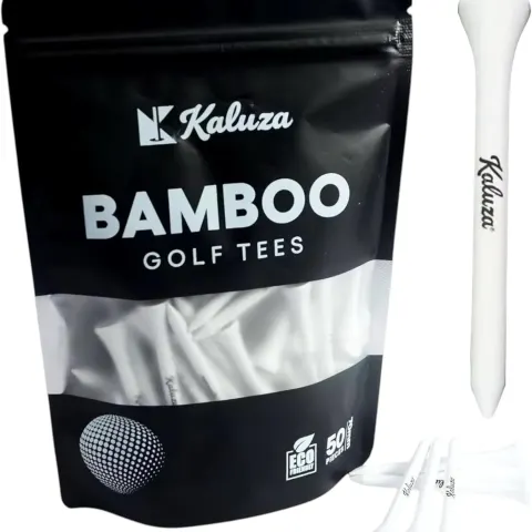9 x Bamboo Golf Tees 50 Pack L21d sku-4530