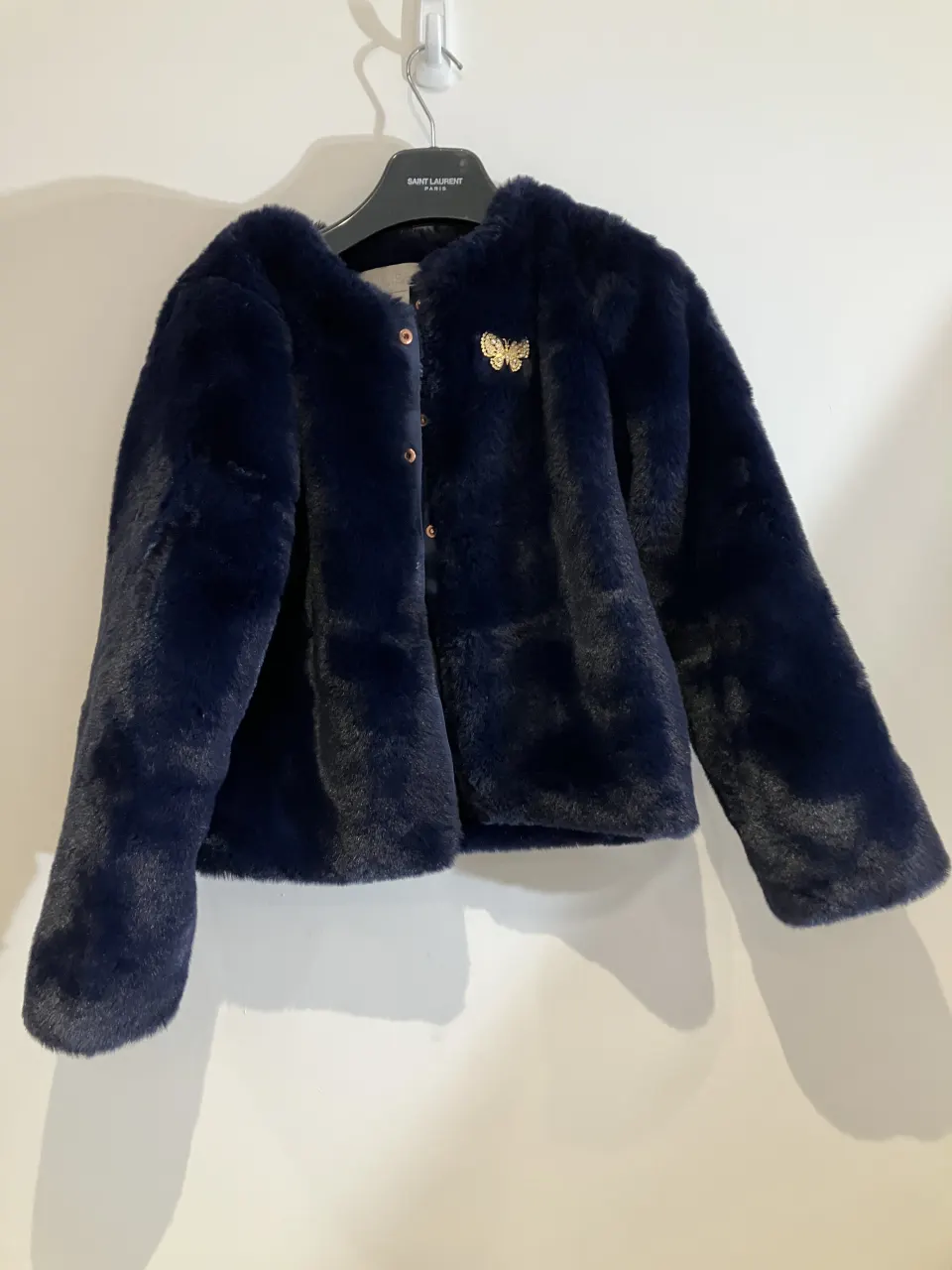 John Lewis Heir Loom Collection Faux Fur Coat worn by Mia Lloyd