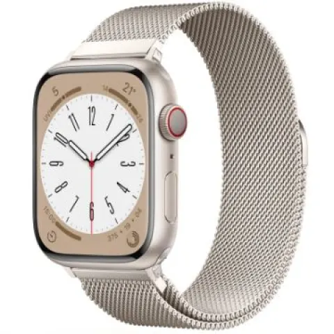 18 x Original Milanese Loop Strap Compatible with Apple Watch - Silver