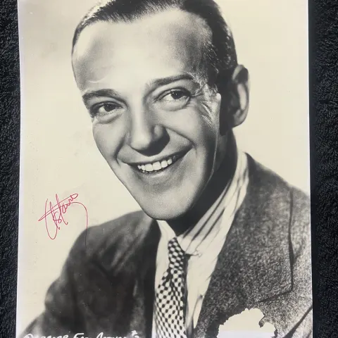 Fred Astair Signed