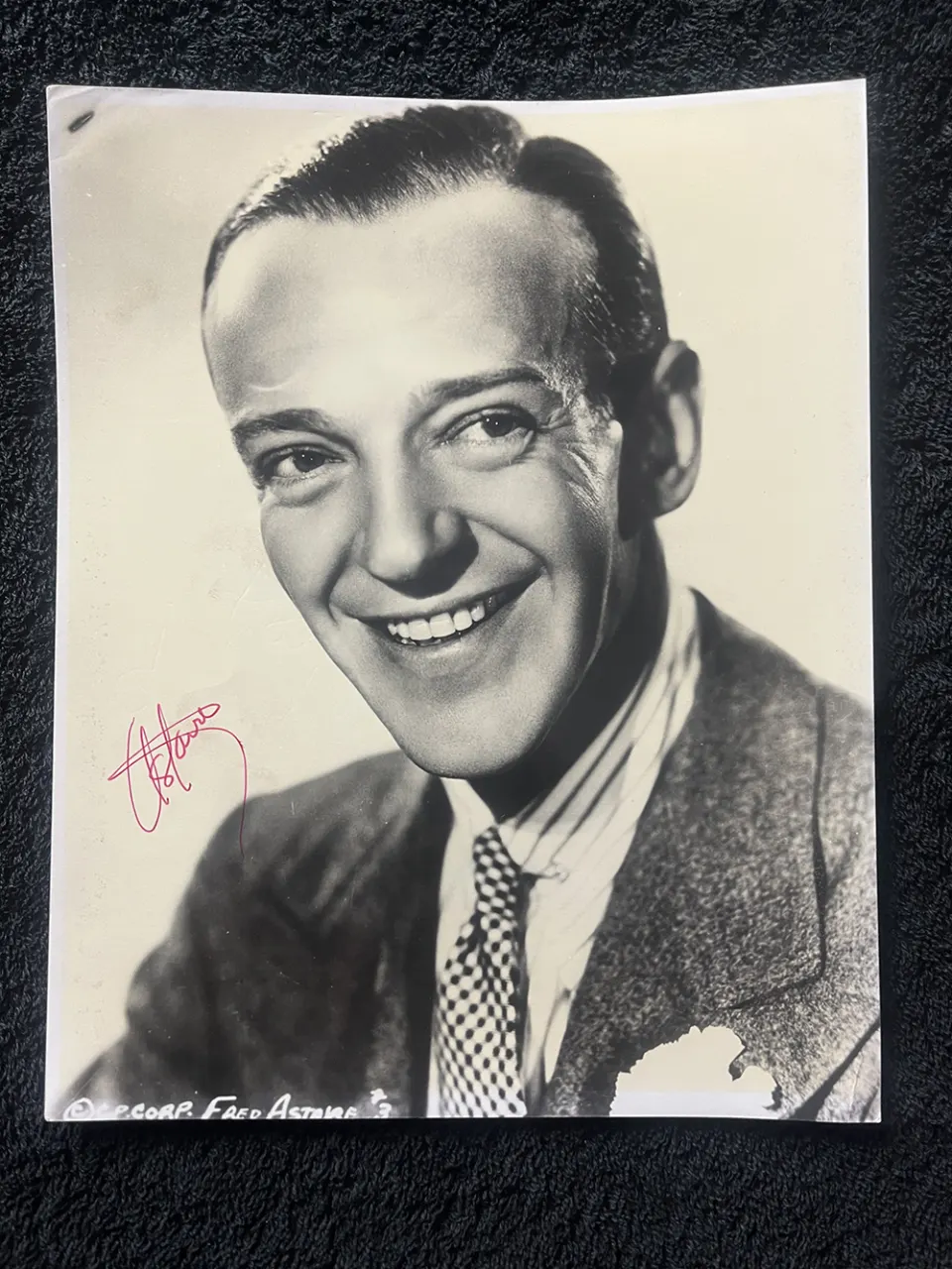 Fred Astair Signed