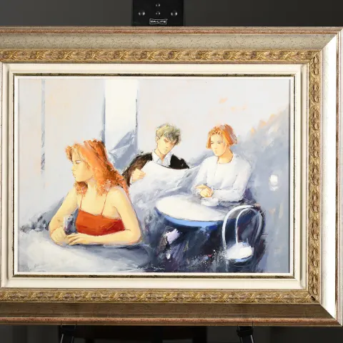 Original Painting By Italian Artist Guiliano Trombini