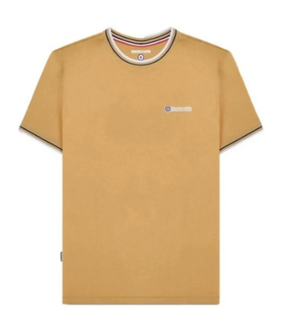 Lambretta Twin Tipped Pique Tee - Sand RRP £25.00 - XL