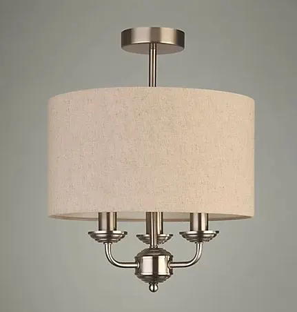 (133/6D) Lot RRP £203. 12x Lighting Items. 1x Natural Classic Ceiling Light RRP £35. 1x Gold Tone 5
