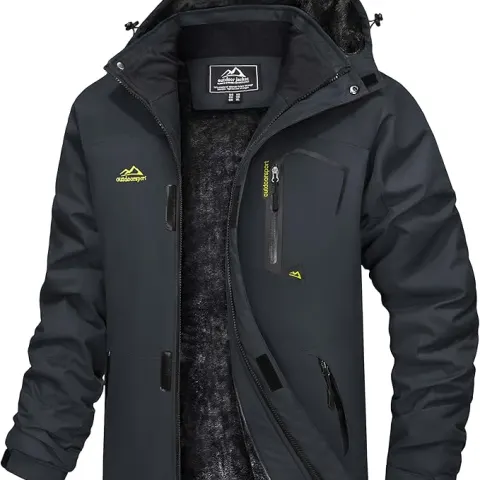 Men's Waterproof Jackets Lightweight RRP £63.68 - Grey L5c