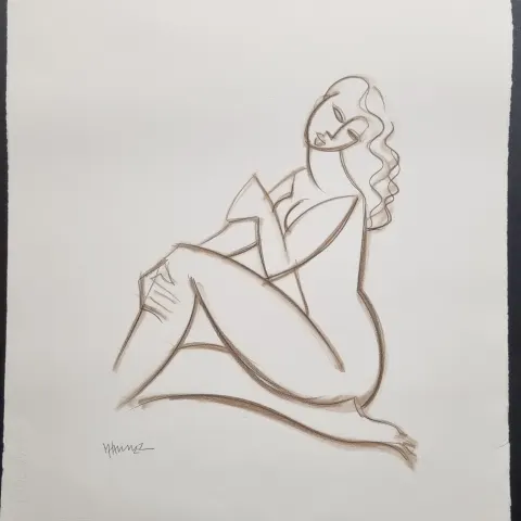 Marsha Hammel Original Ink Sketch