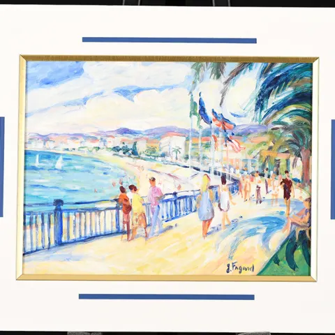 Original Oil by Gerard Fagard (French 1938-2021)