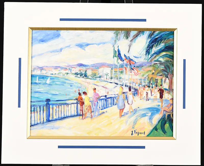 Original Oil by Gerard Fagard (French 1938-2021)
