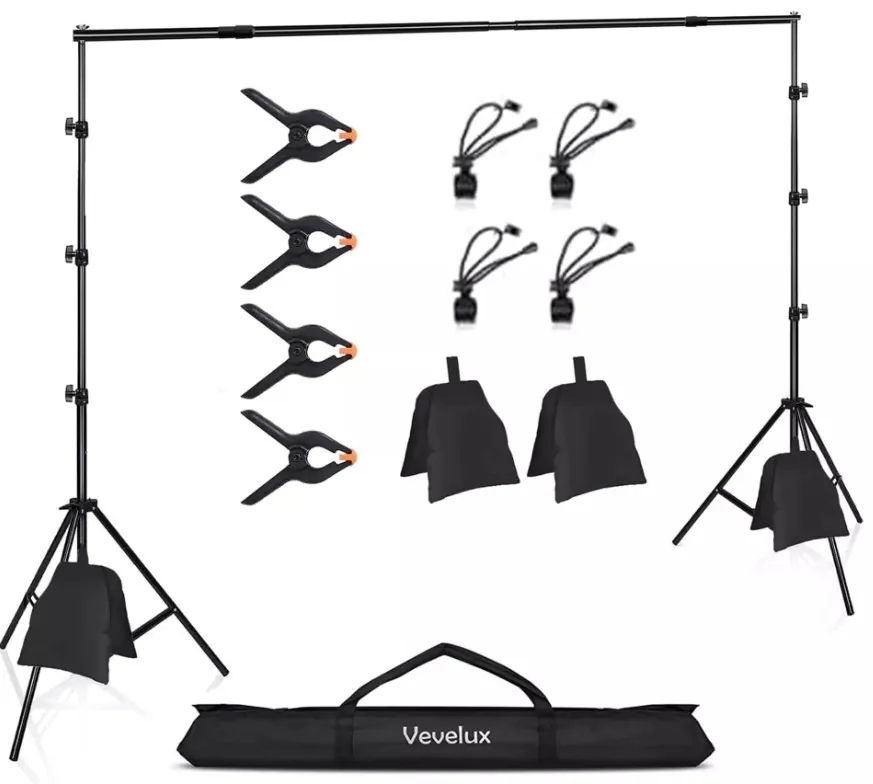 2.6 X 3 M / 8.5 X 10 FT P2.6 X 3 M / 8.5 X 10 FT Photo Video Studio Adjustable Backdrop L18a