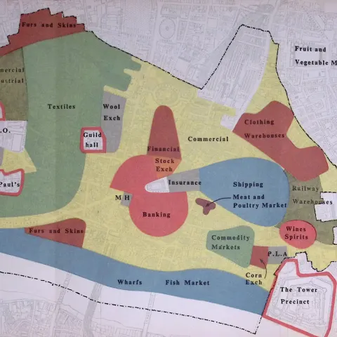 The City of London Proposed Reconstruction Development Plans After World War 2 Damage-5