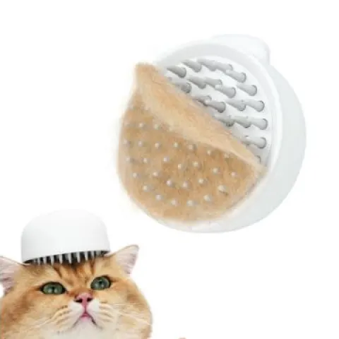10 x Cat Massage Brush with Release Button RRP £9.28 ea L5