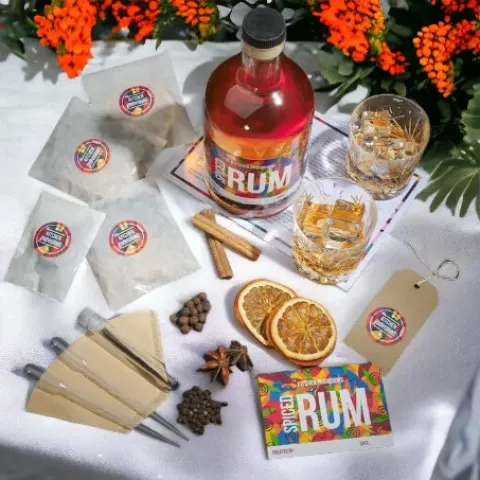 6 x The Letterbox Mothers Ruin Gin Kits And Spiced Rum Kits RRP £23.99 ea