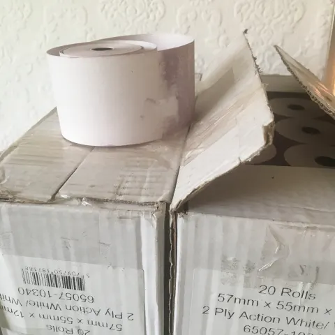 4 x Boxes of 20 Till Rolls