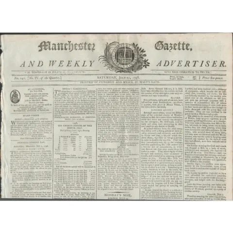 Large Bodies of Fenian Rebels Encamped Hill of Tara 1798 Rebellion Newspaper