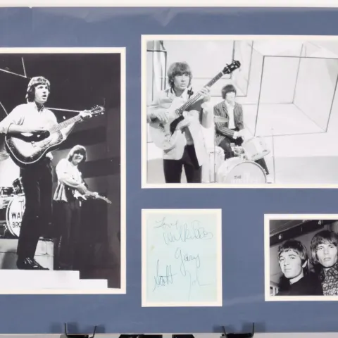 THE WALKER BROTHERS original signature presentation