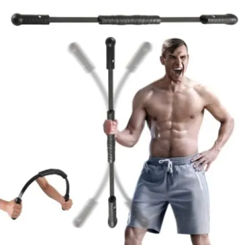 6 x Elastic Fitness bar, Weight bar, Core Strength Training Total RRP £315.54