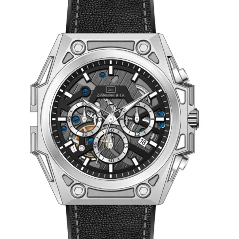 MENS ZIHLMANN & CO CHRONOGRAPH WATCH ZC100 - FREE UK POSTAGE