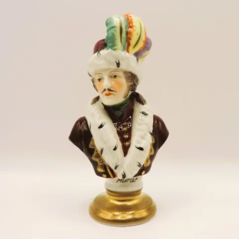 Rudolf Kammer Volkstedt Porcelain Bust Napoleonic General Murat