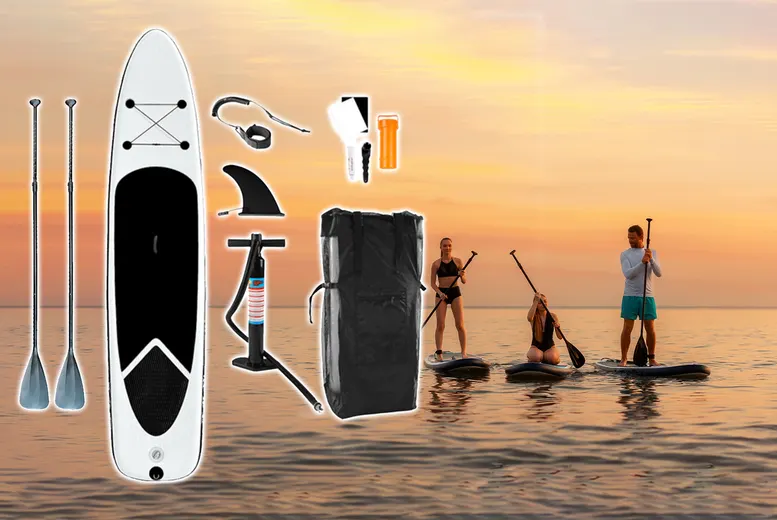 2 Person Paddle Board - Black