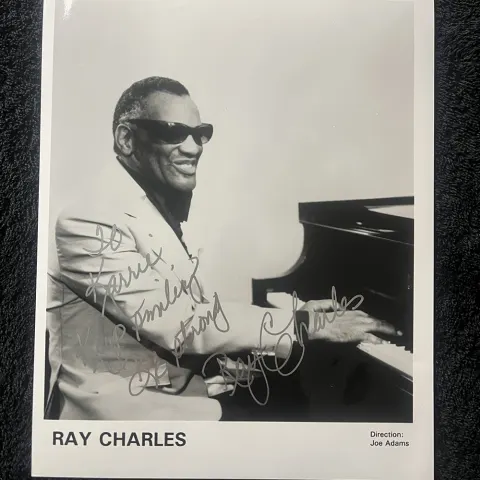 Ray Charles Signed