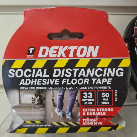 100pcs Brand New Dekton Adhesive Hazard Tape - Long Rolls- Superior Quality - 100pcs In Lot