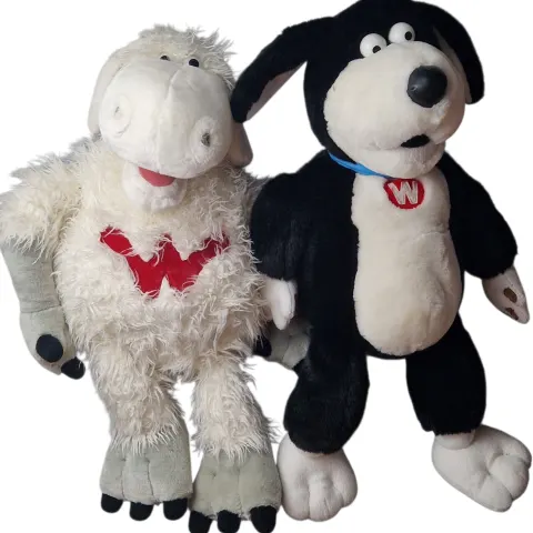 A Pair of  Vintage Wolly Worth Soft Toys