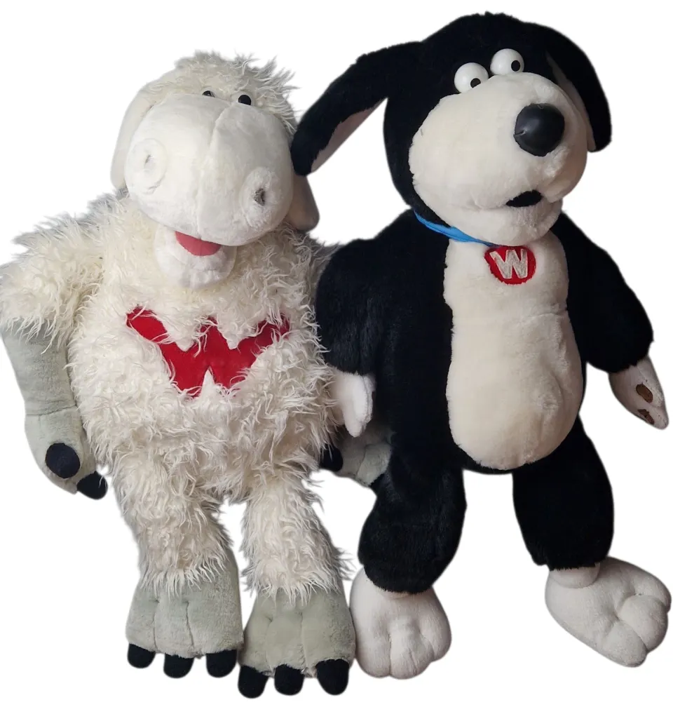 A Pair of  Vintage Wolly Worth Soft Toys
