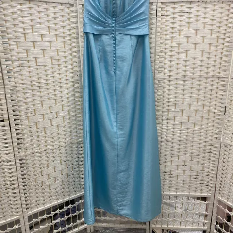 Romantica Bridals dress blue taffeta size 12 "Dixie"