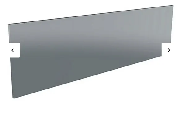 New Boxed 750 End Bath Panel Grey Gloss H732 W540 RRP £119 - No VAT
