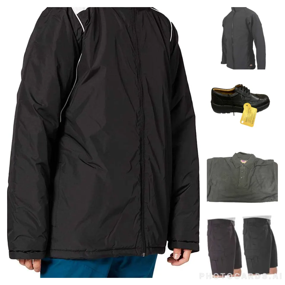 30 x pieces of mixed workwear - Jacket, trousers, Polo Shirts, Shoes