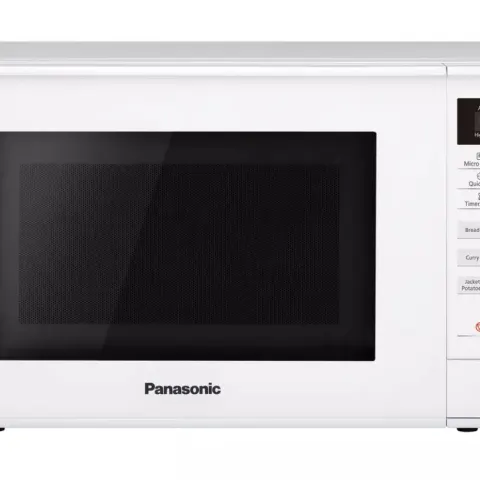 (90/Mez/1D) RRP £100. Panasonic NN-E27JWMBPQ 20Litre 800W White Digital Microwave.
