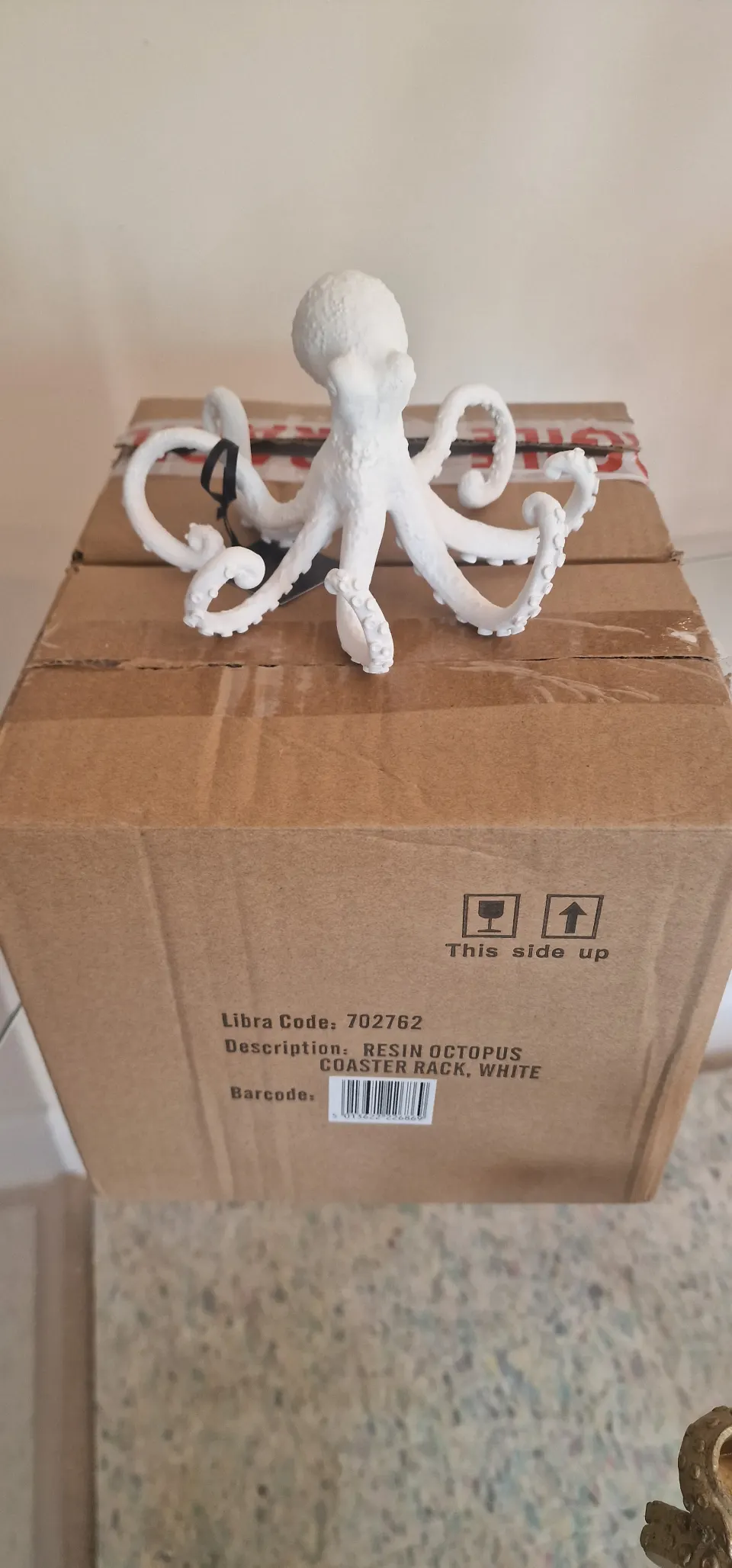 White Octopus Figure x 3