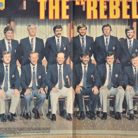 Gooch's Rebels original signatures