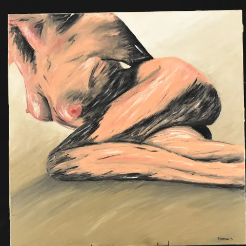 Oil On Canvas By Artist Salomone S.
