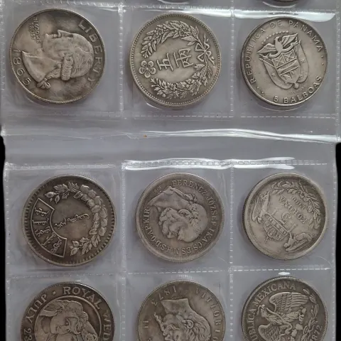 A Group of Old Replica Coins