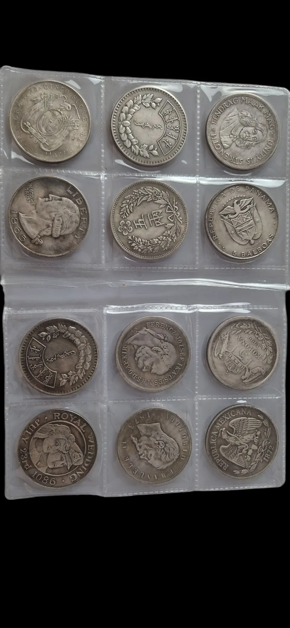 A Group of Old Replica Coins
