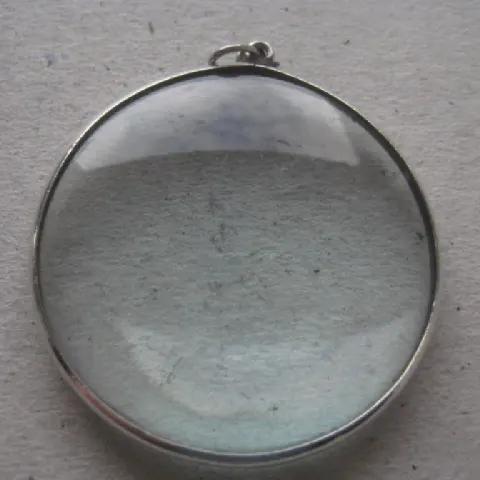 Vintage Silver Mounted Magnifier Lens, Birmingham 1981