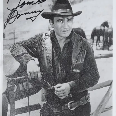 James Drury Original Signature