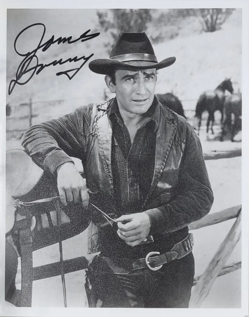 James Drury Original Signature