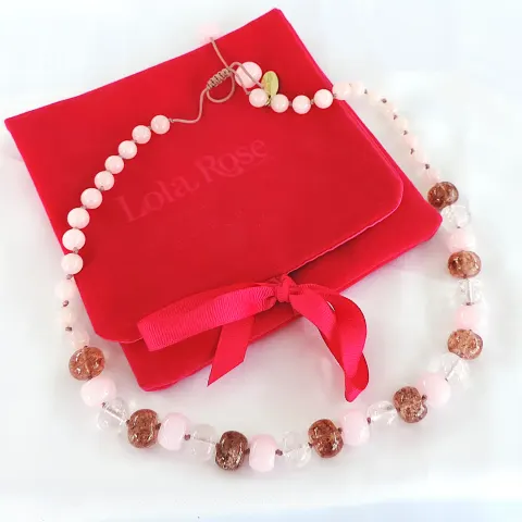 Lola Rose Chunky Polished Gemstone Bead Necklace 'New'