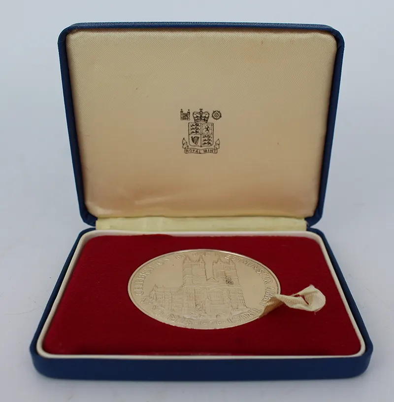 Royal Mint 25th Anniversary Sterling Silver Coronation Medal