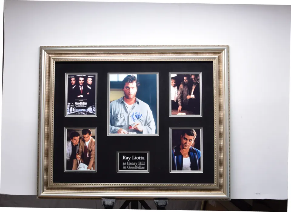 RAY LIOTTA framed original signature presentation.