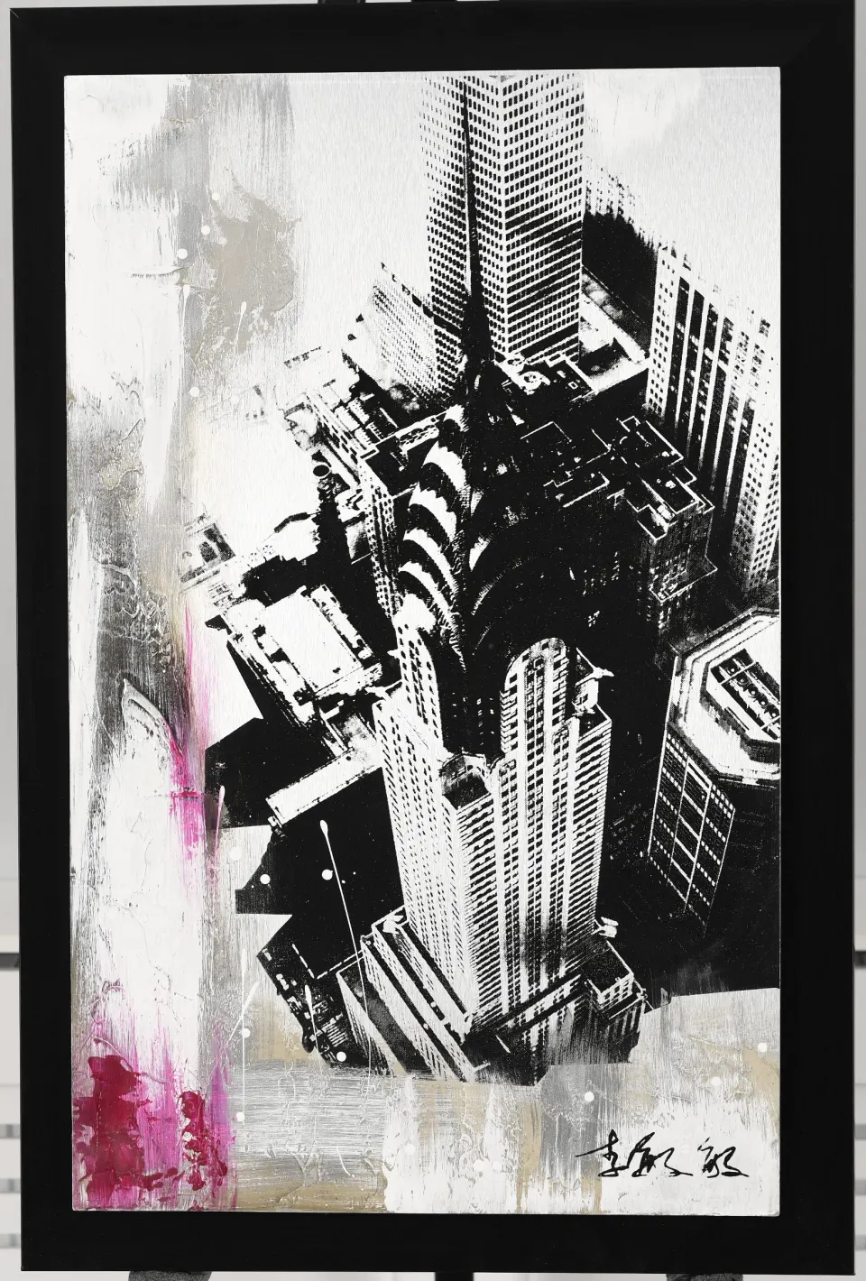 New York Skyline Mixed Media