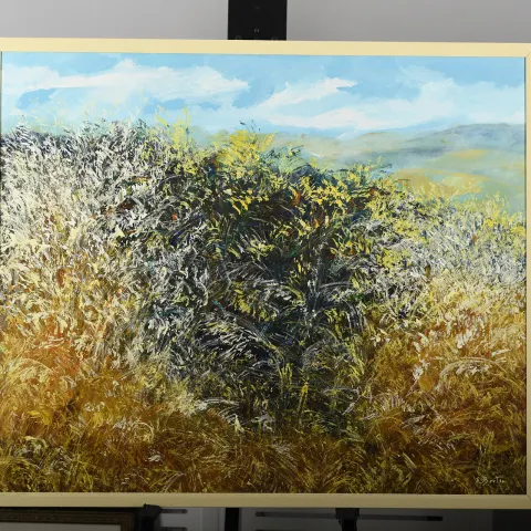 Original Oil On Canvas By E. Bertin