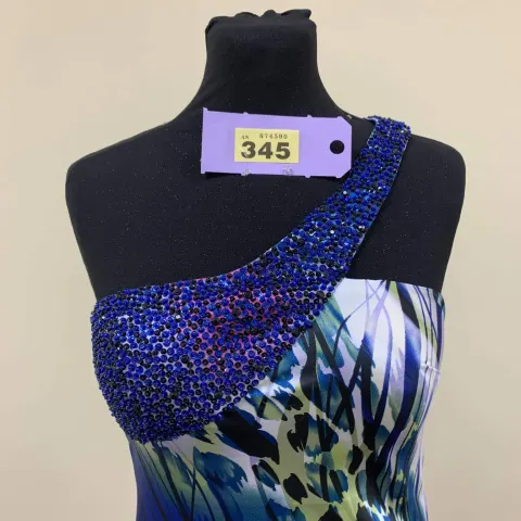 Multicoloured prom dress in small size