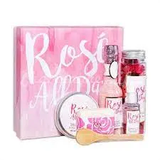NEW PACKAGED Rose All Day Bath Gift Box. (SKU:BFF-BP-11) Best Gift Set for Women