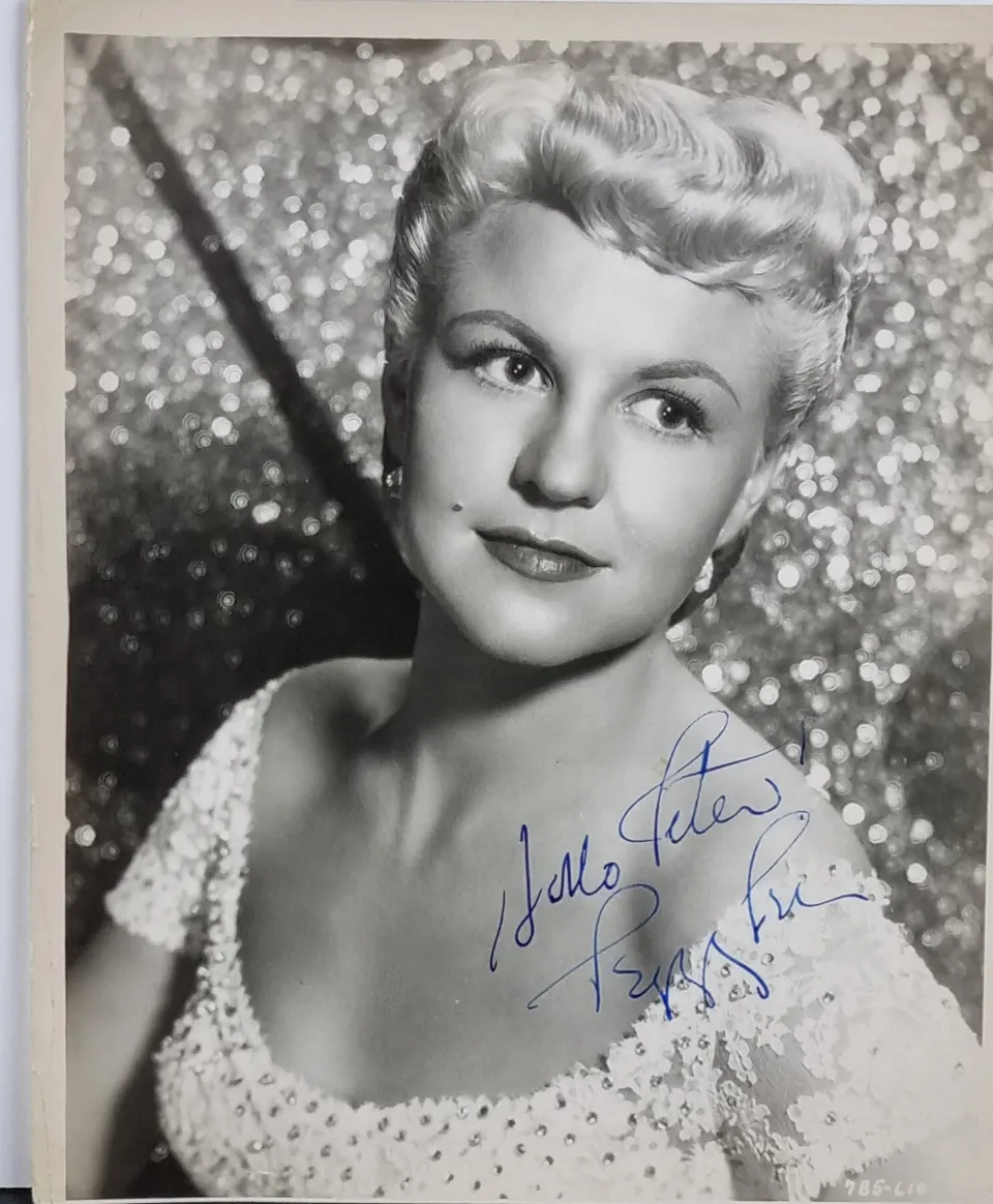 Peggy Lee Original Signature
