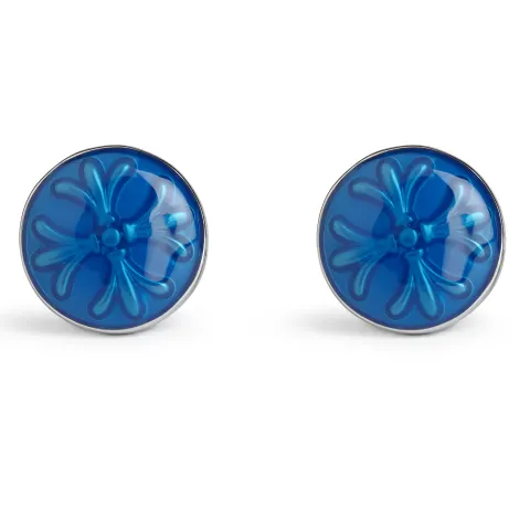 Blue Enamel Cross Cufflink - Unboxed x 5
